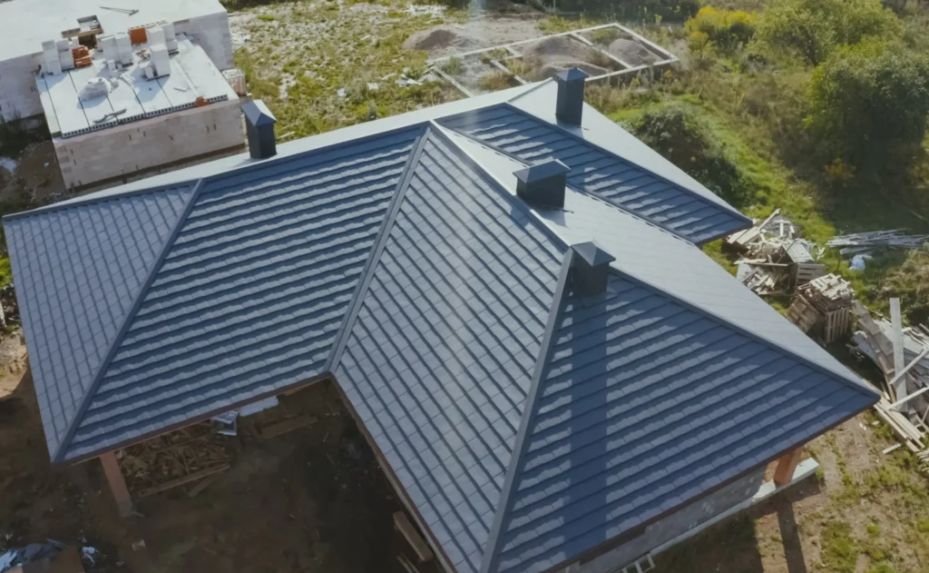 Top View of Newly Installed Roofing in Texas - TSG Roofing