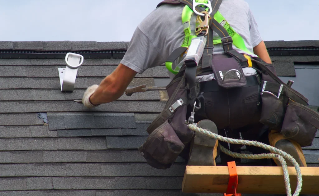 Contractors Working on Roof in Texas - TSG Roofing